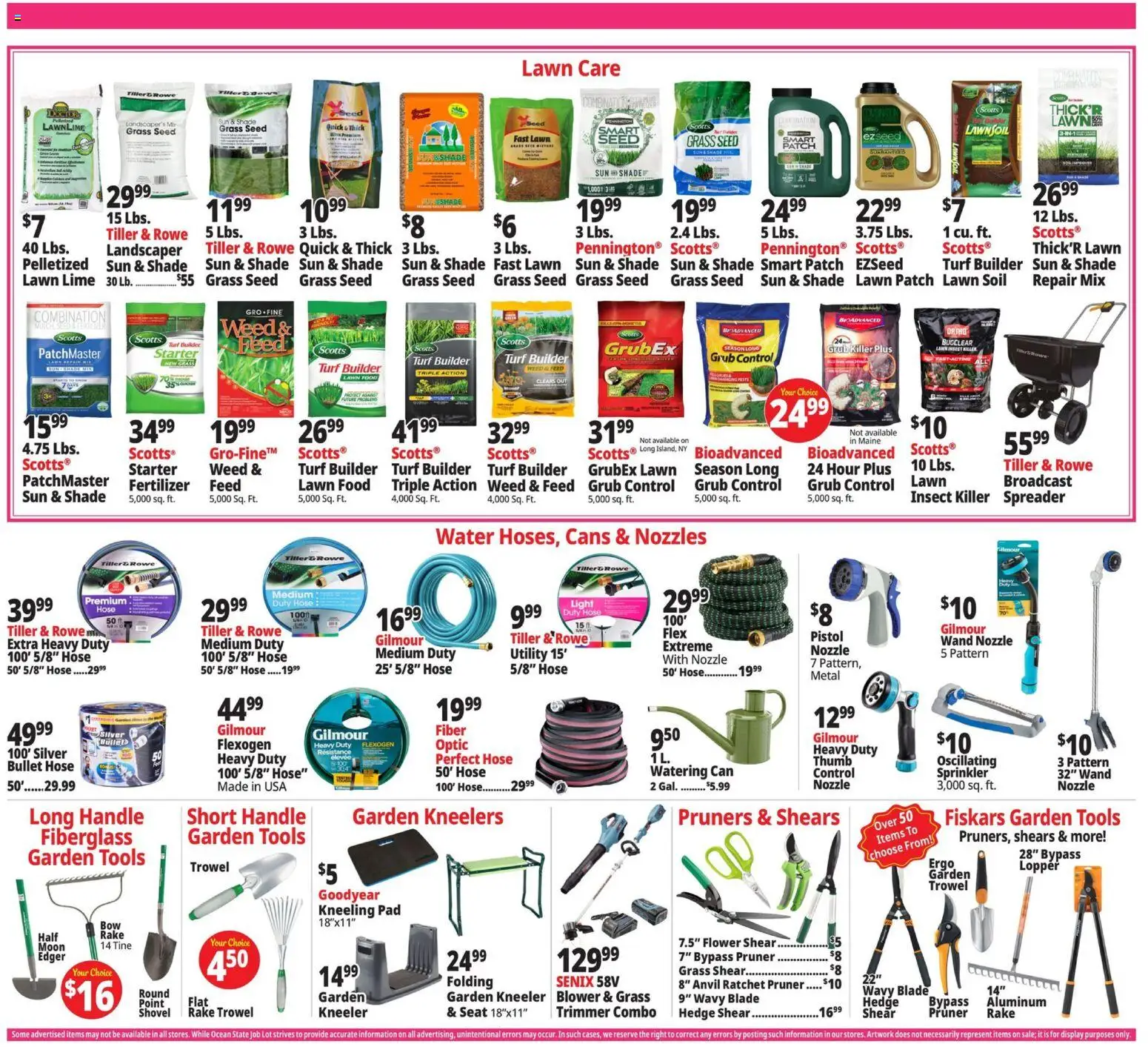 Ocean State Job Lot Weekly Ad - valid from 02.04.2026 | Page: 3 | Products: Shovel, Shorts, Water, Lime