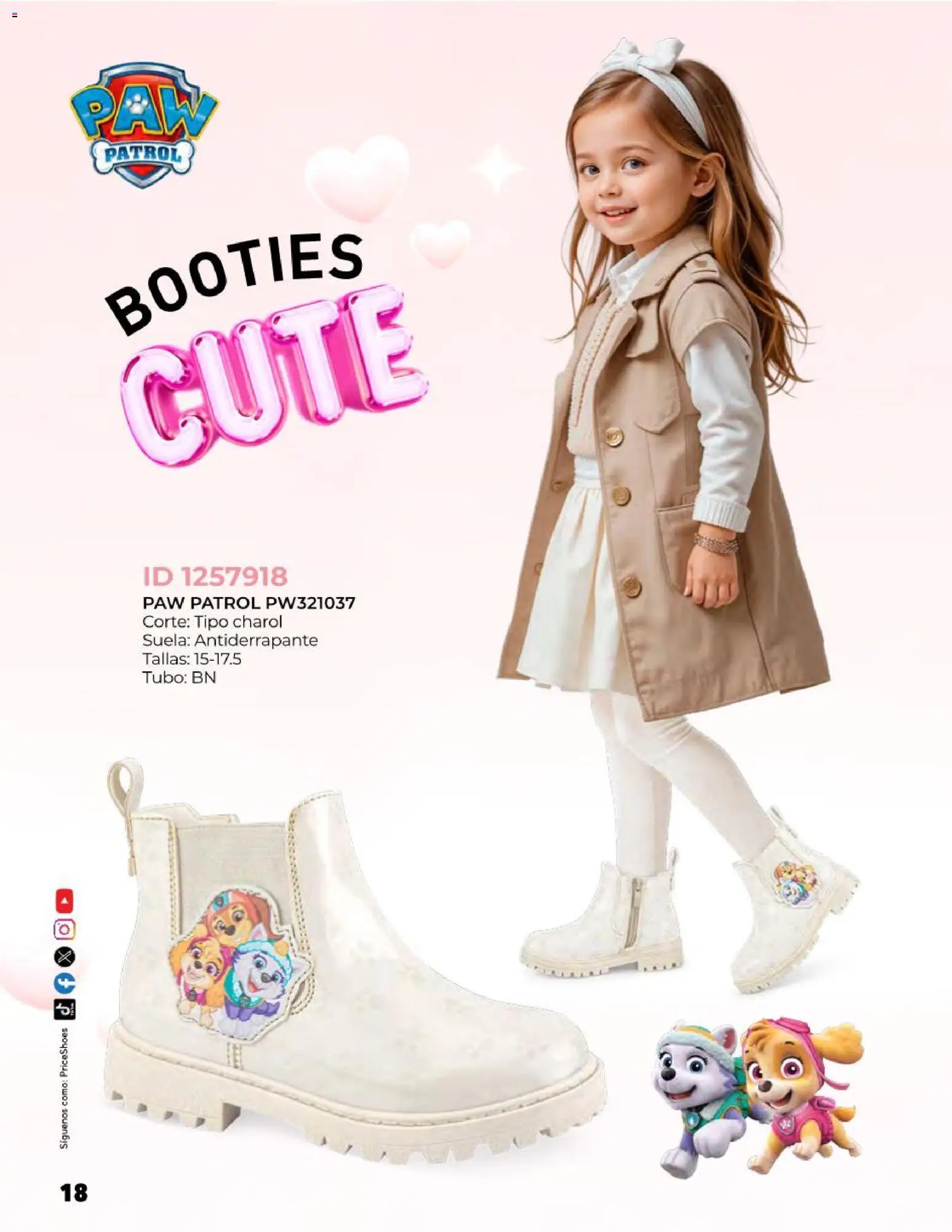Nuevas ofertas de Price Shoes válidas en toda la República Mexicana desde el 27.10.2025. ¡Encuentra las mejores ofertas en Price Shoes catálogo Kids todo en uno! | Página: 18