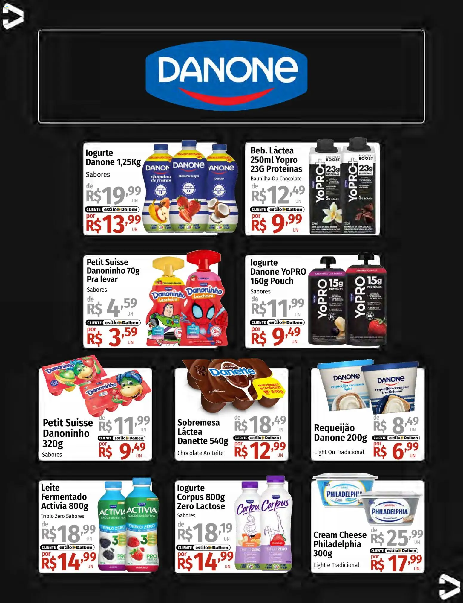 Supermercado Dalben Folheto - válido de 11.12.2025 | Página: 17 | Produtos: Coco, Leite, Cream cheese, Requeijão