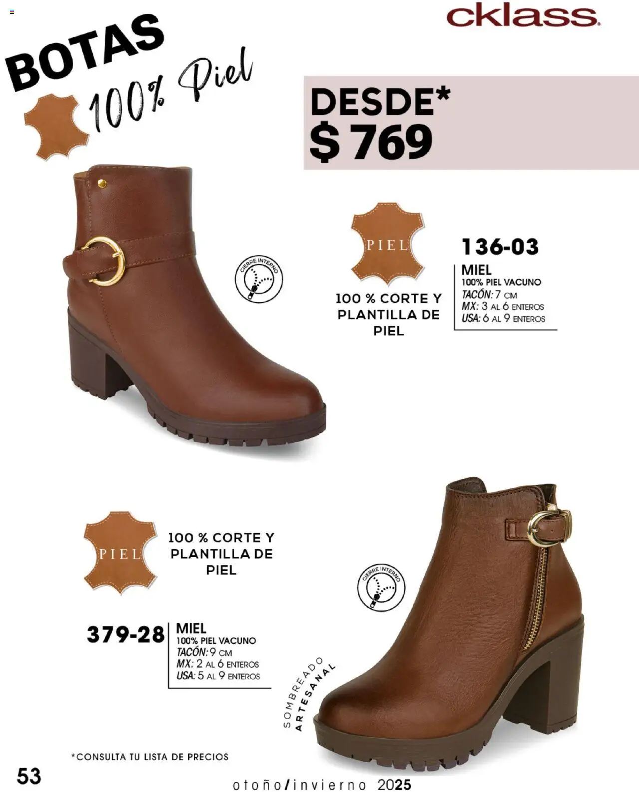 Nuevas ofertas de Cklass válidas en toda la República Mexicana desde el 14.07.2025. ¡Encuentra las mejores ofertas en Cklass catálogo Botas! | Página: 54 | Productos: Botas