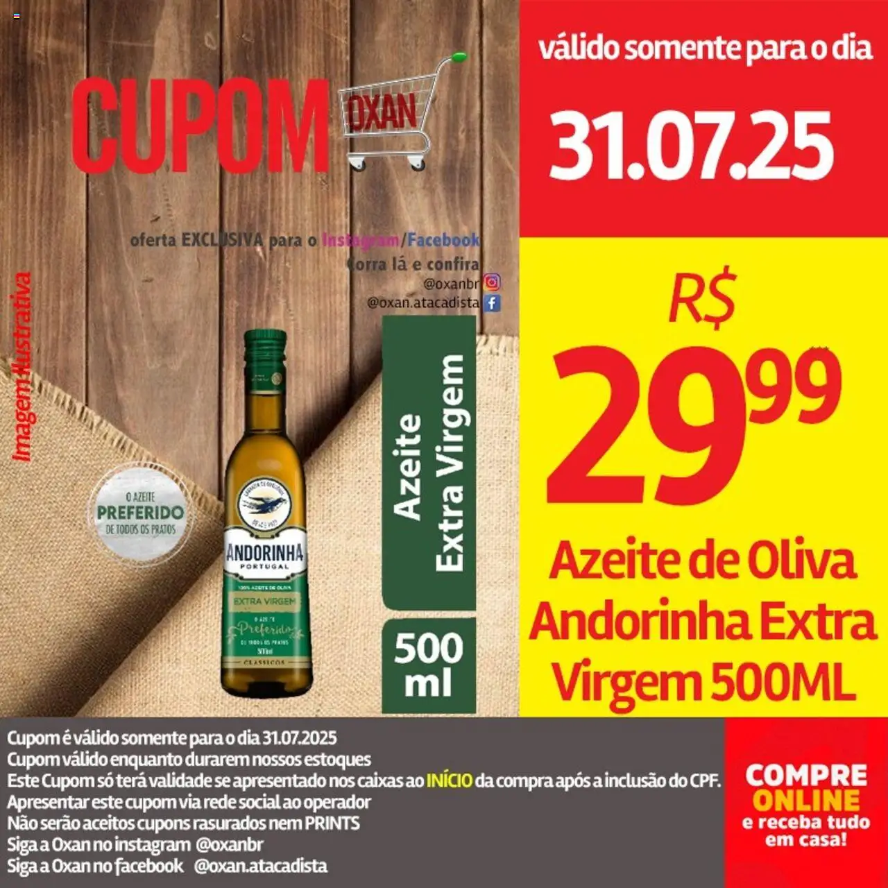 Oxan Atacadista Folheto - válido de 31.07.2025 | Página: 18 | Produtos: Azeite
