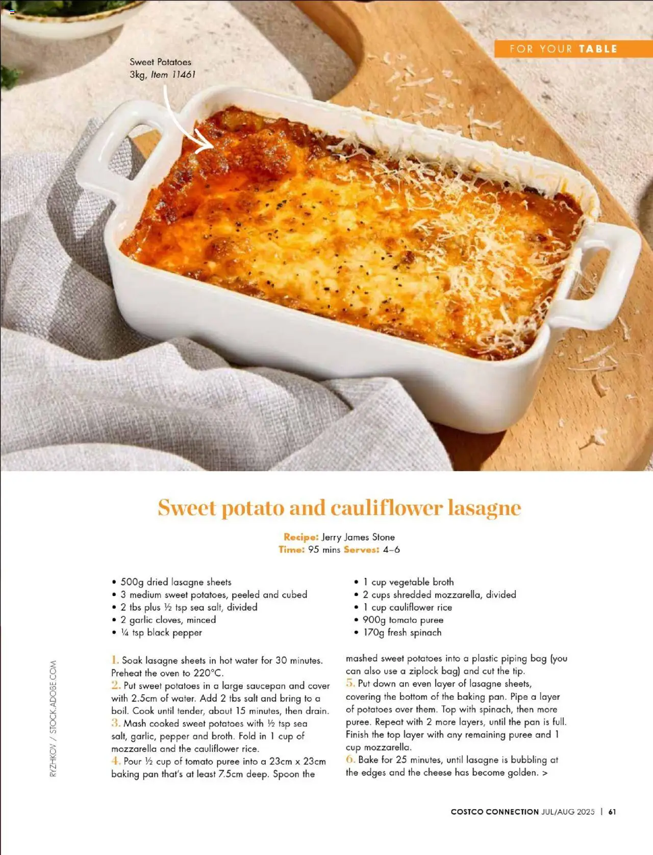 Costco catalogue - valid from 01.07.2025 | Page: 61 | Products: Cheese, Spinach, Pepper, Oven