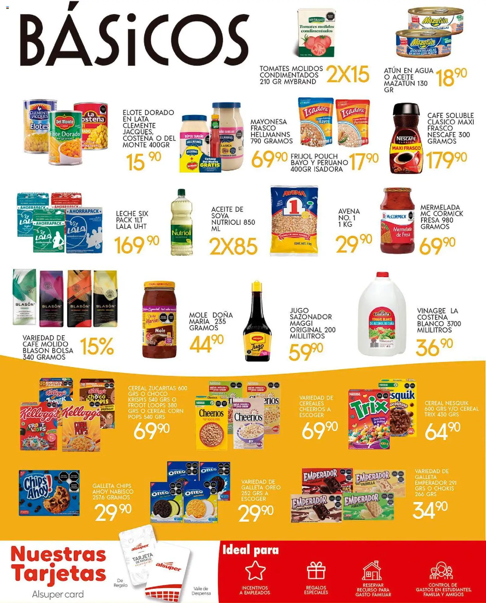 Nuevas ofertas de Alsuper válidas en toda la República Mexicana desde el 24.10.2025. ¡Encuentra las mejores ofertas en Alsuper Folleto Chihuahua-Ciudad! | Página: 6 | Productos: Bolsa, Café, Cereales, Tomates