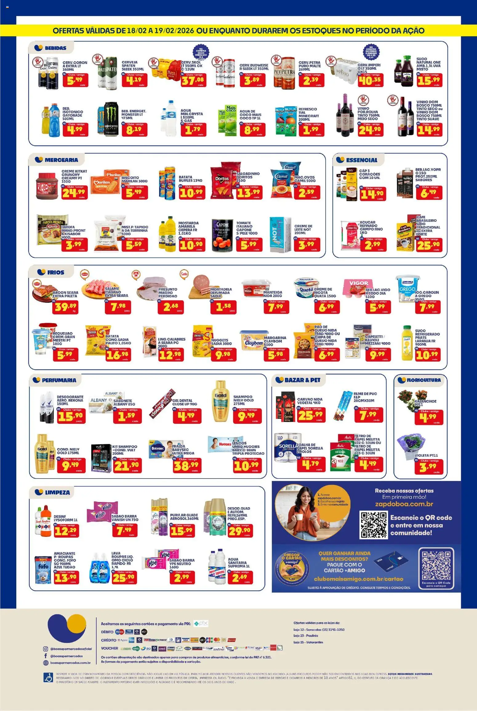 Boa Supermercados Folheto - válido de 18.02.2026 | Página: 2 | Produtos: Filtro de papel, Gatorade, Batata, Requeijão