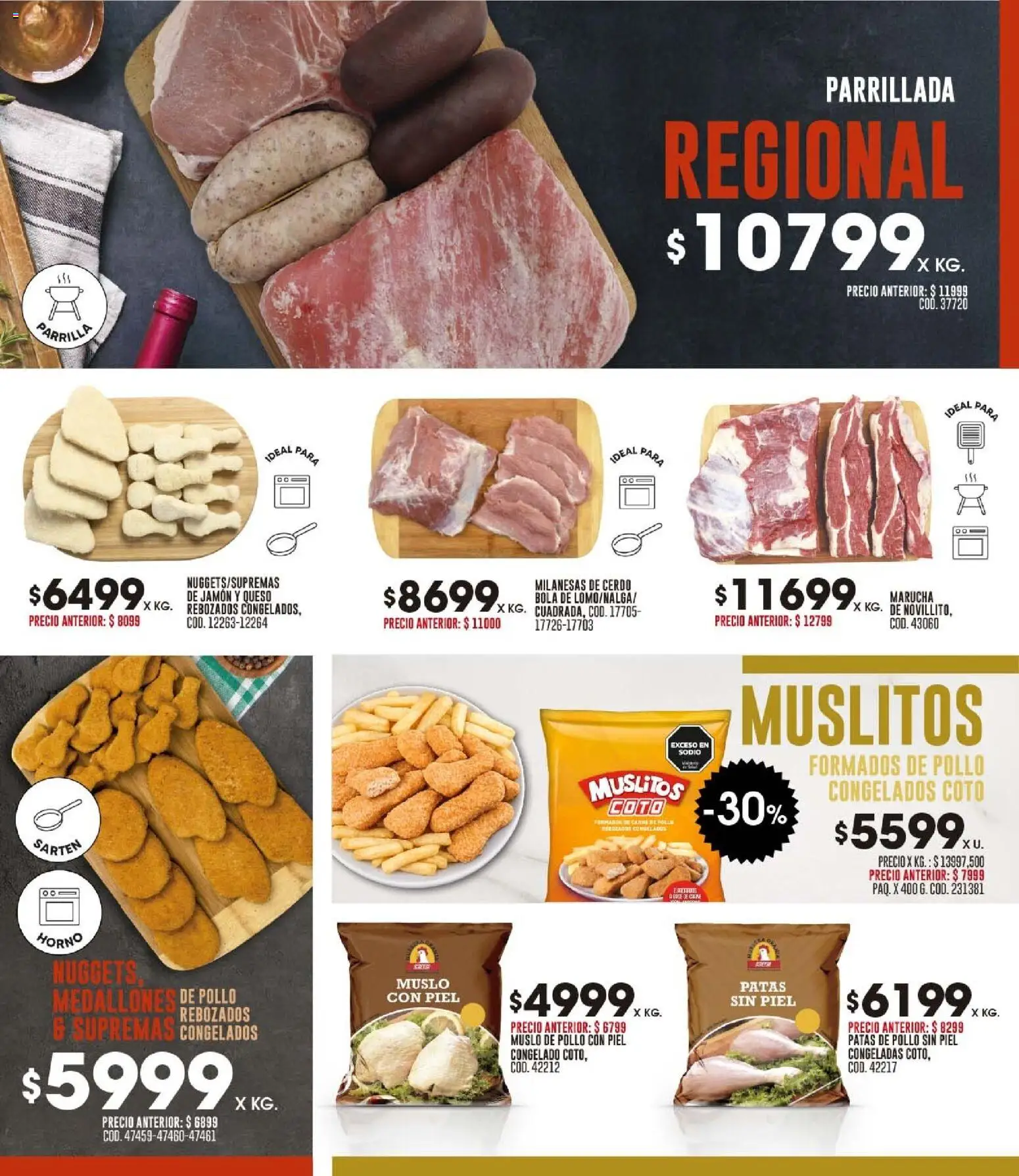 Coto ofertas │ válido desde el 09.03.2026 | Página: 3 | Productos: Horno, Parrilla, Sartén, Pollo
