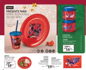 Avon - Campanha 19: Casa & Estilo - Pré-Visualização do folheto da loja Avon, válido de 21.11.2025 | Página: 16 | Produtos: Lancheira, Algodão, Potes