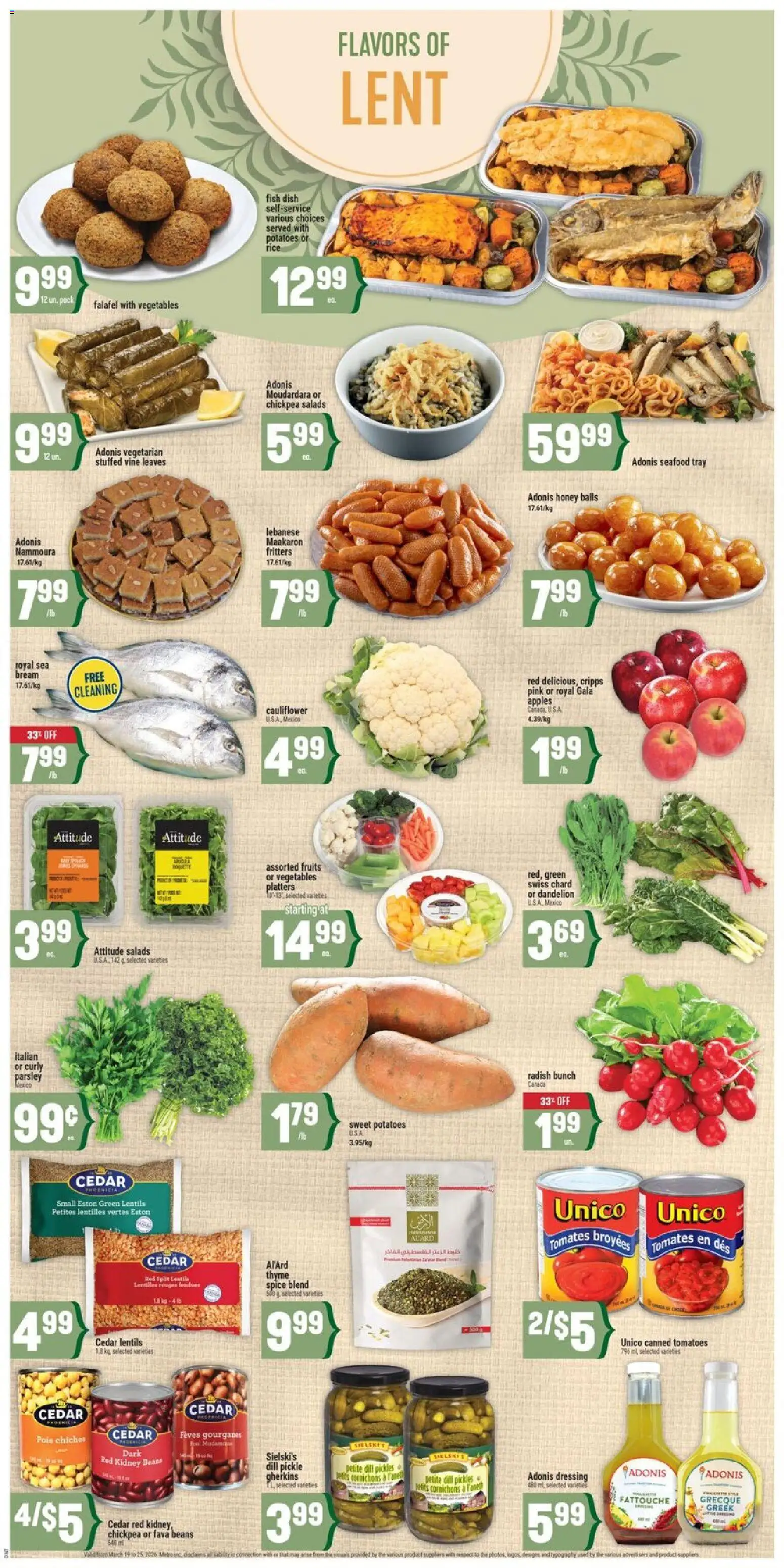Adonis flyer valid from 19.03.2026 | Page: 7 | Products: Rice, Fish, Potatoes, Tomatoes