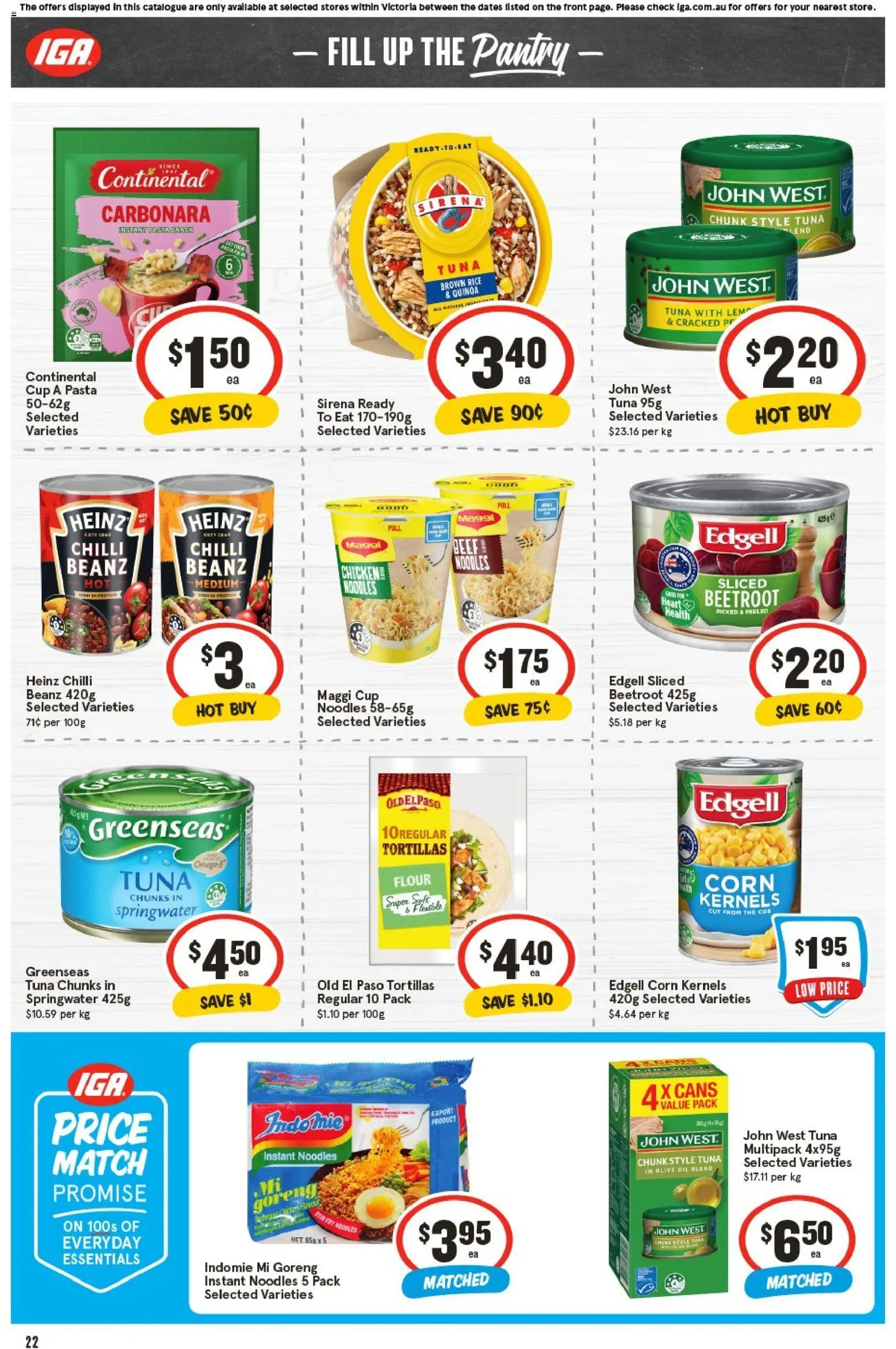 IGA catalogue - valid from 29.10.2025 | Page: 21 | Products: Chicken, Rice, Tuna, Chilli