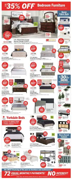 Preview of The Brick weekly flyer / circulaire from shop The Brick valid from 23.10.2025 | Page: 8 | Products: Bed, Table, Mirror