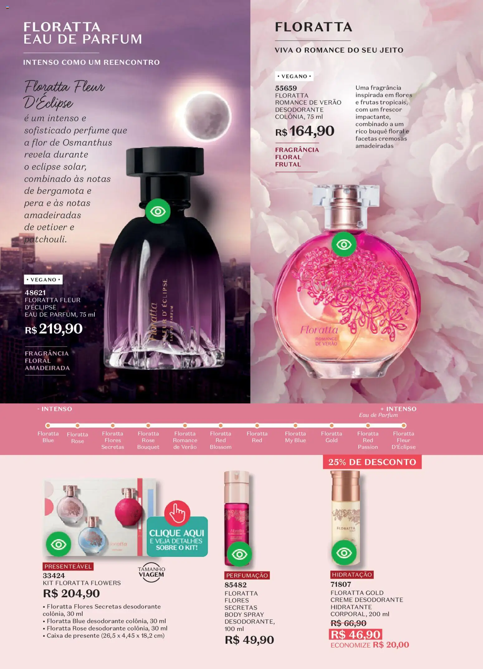 O Boticário Folheto - válido de 26.12.2025 | Página: 53 | Produtos: Bergamota, Desodorante, Flores, Creme