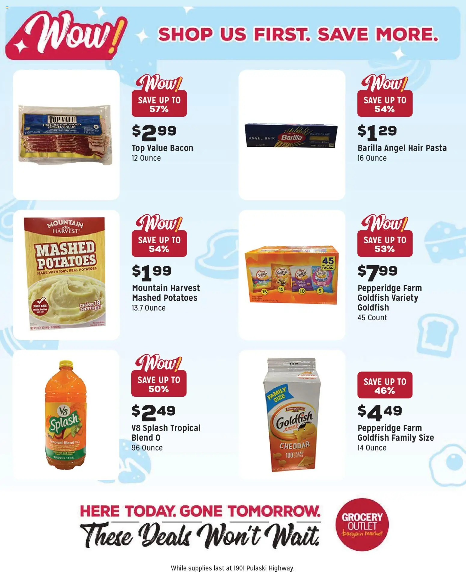 Grocery Outlet Weekly Ad - valid from 03.12.2025 | Page: 8 | Products: Pasta, Potatoes