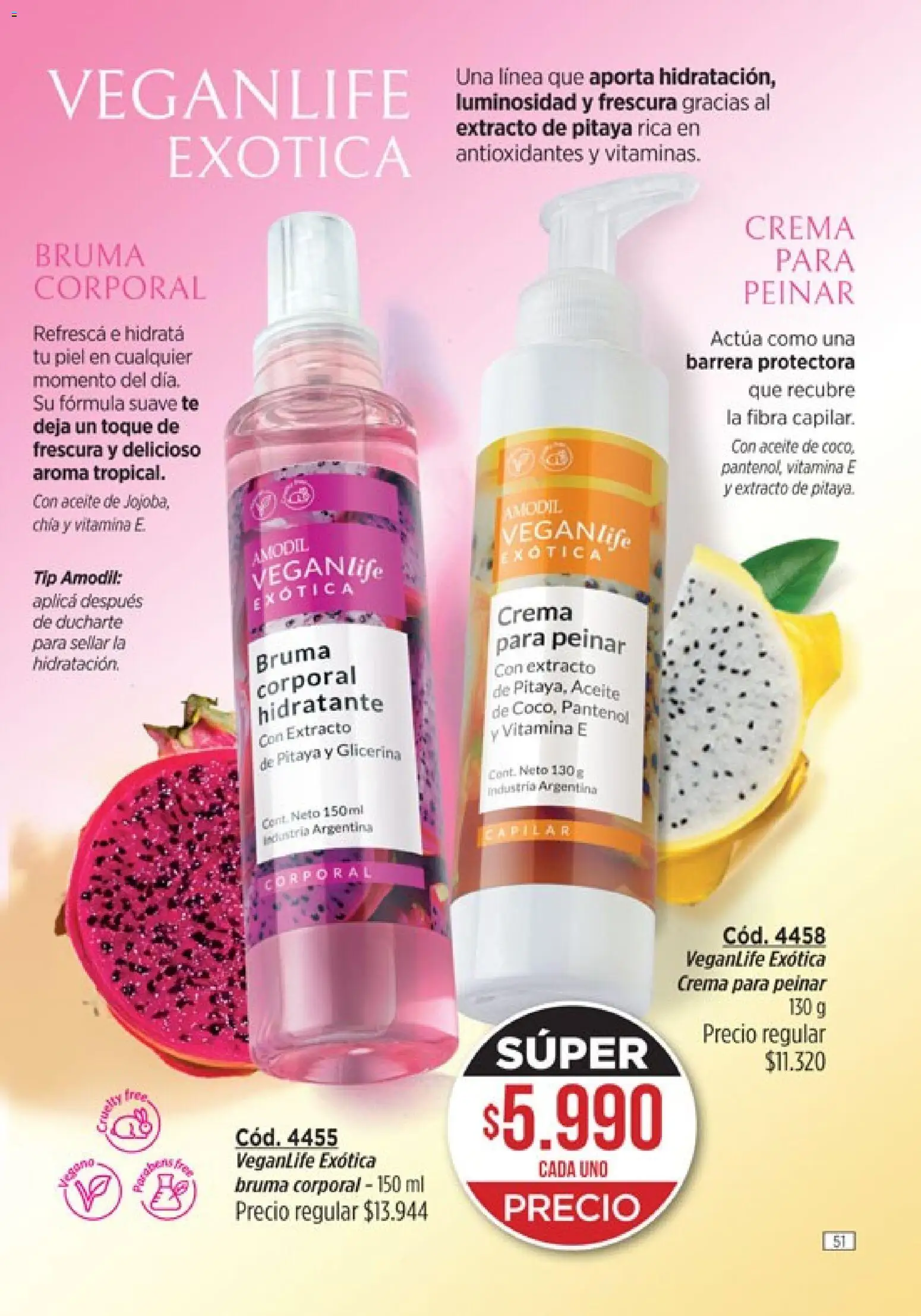 Catálogo Amodil Campaña 6 │ válido desde el 04.03.2026 | Página: 51 | Productos: Aceite, Bruma, Té, Crema
