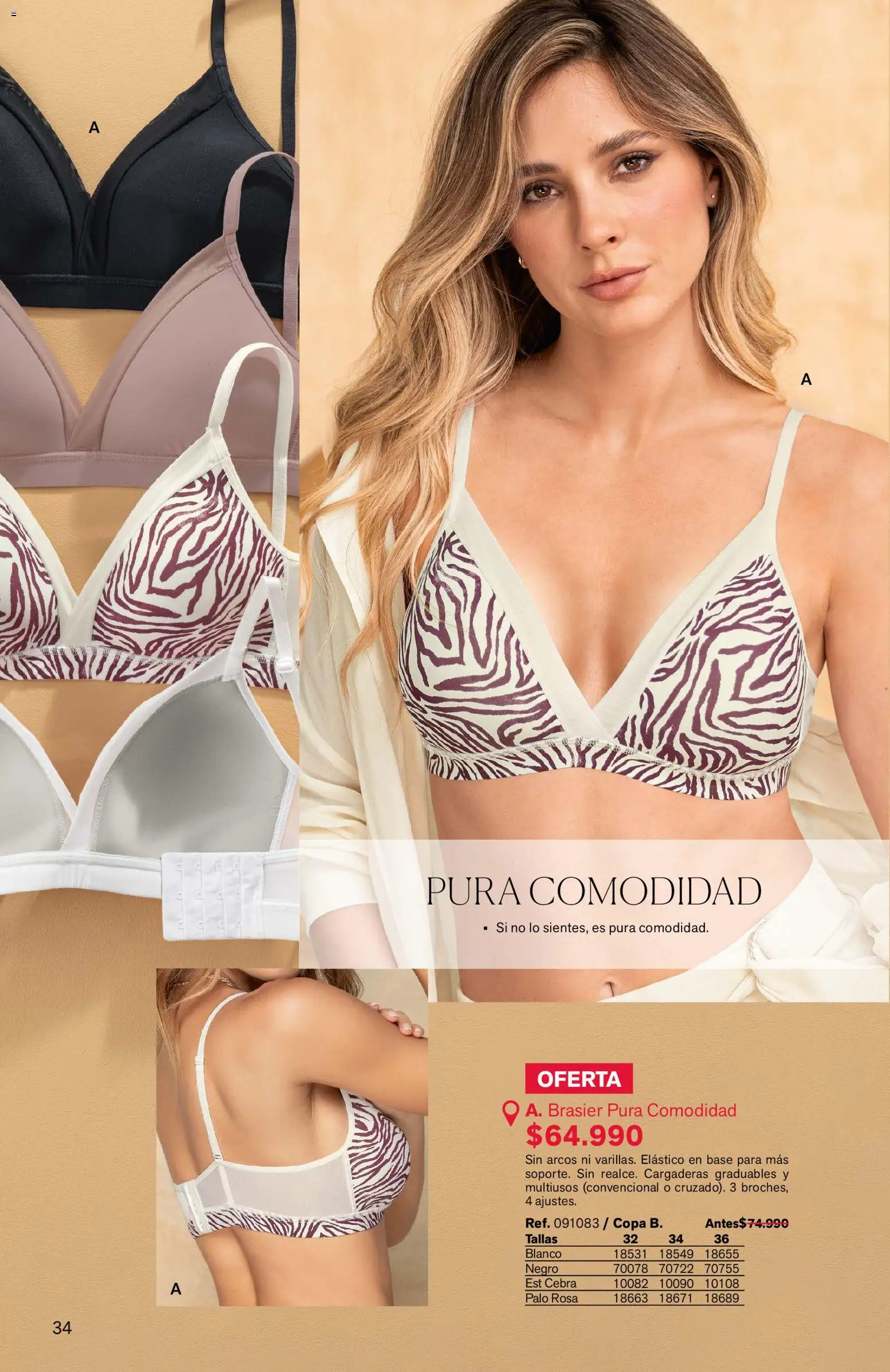 Leonisa revista - valida desde el 03.04.2026 | Página: 34 | Productos: Brasier