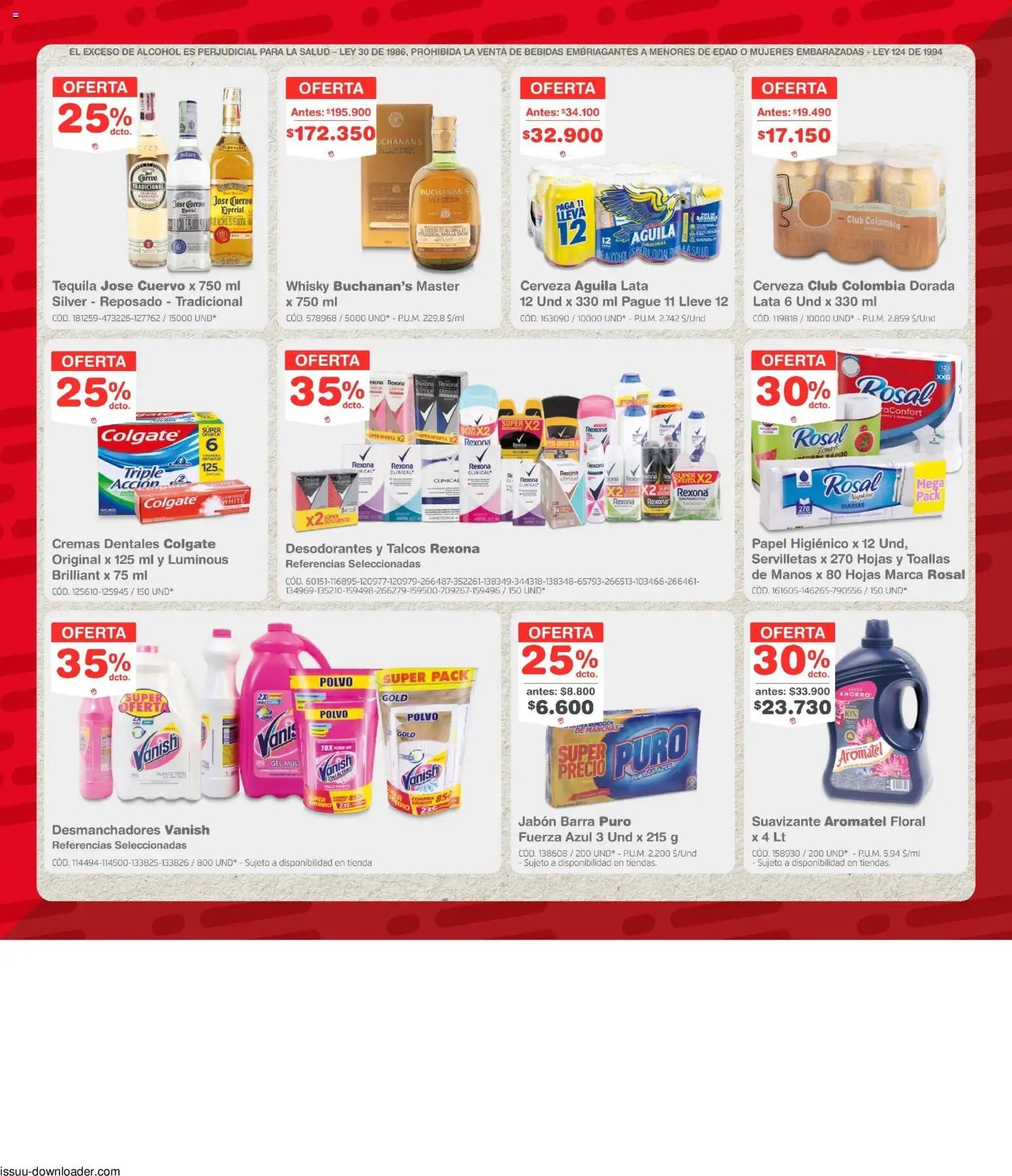 Makro revista - valida desde el 31.10.2025 | Página: 5 | Productos: Tequila, Jabón, Papel higiénico, Cerveza