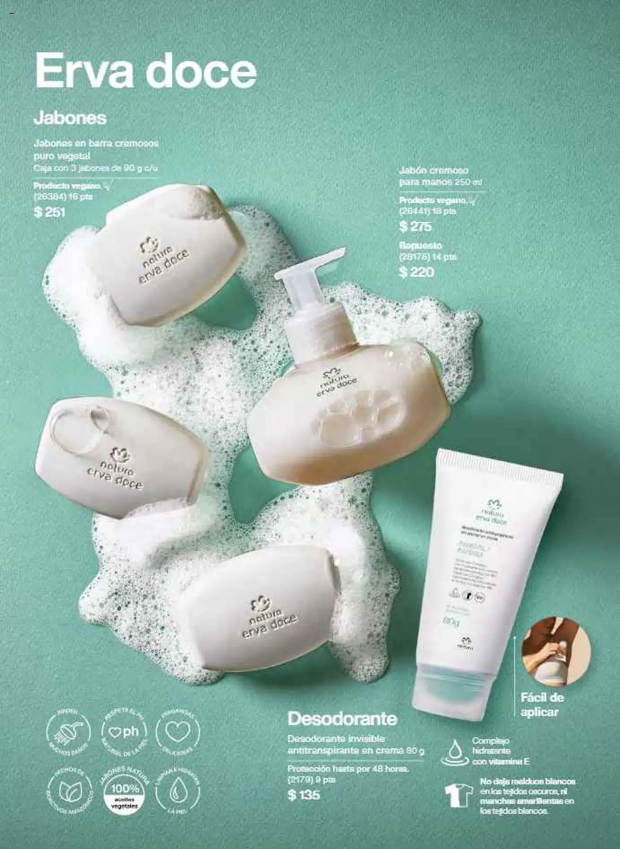 Nuevas ofertas de Natura válidas en toda la República Mexicana desde el 21.07.2025. ¡Encuentra las mejores ofertas en Natura - Campaña12 2025! | Página: 148 | Productos: Desodorante, Antitranspirante, Barra, Jabón
