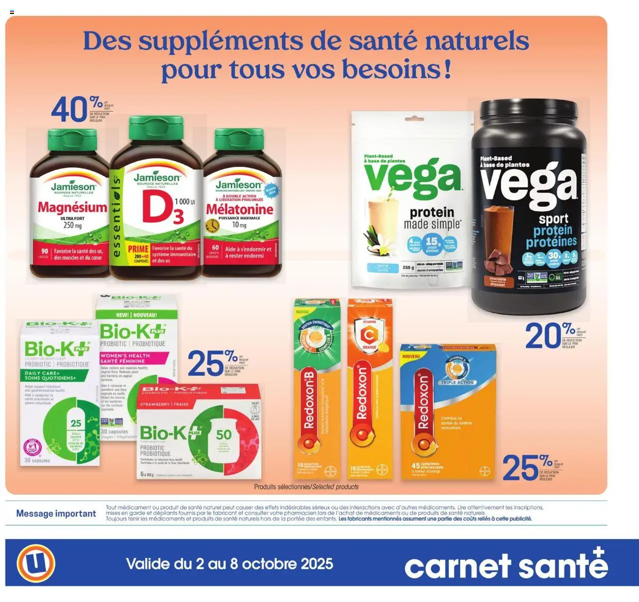 Uniprix flyer valid from 02.10.2025 | Page: 4 | Products: Chocolate