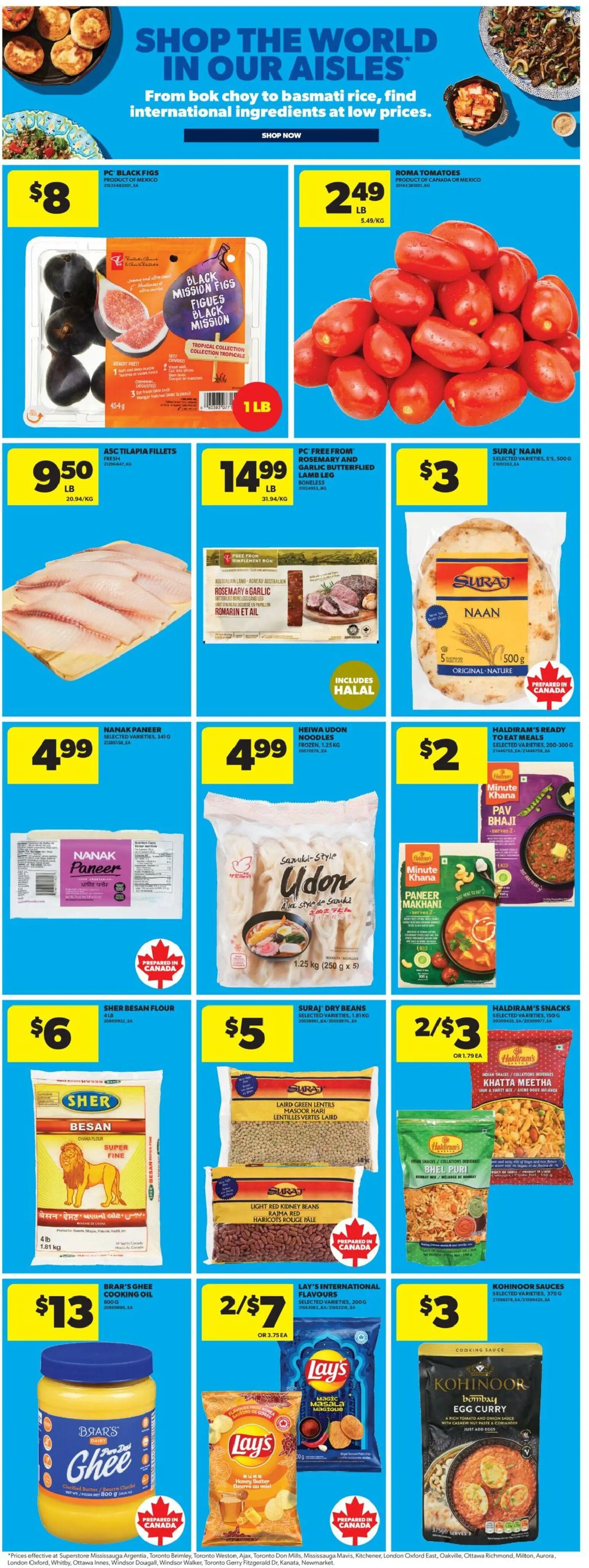Real Canadian Superstore flyer valid from 25.12.2025 | Page: 12 | Products: Noodles, Butter, Eggs, Oil