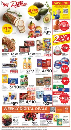 Preview of Dillons weekly ads valid from 22.10.2025
