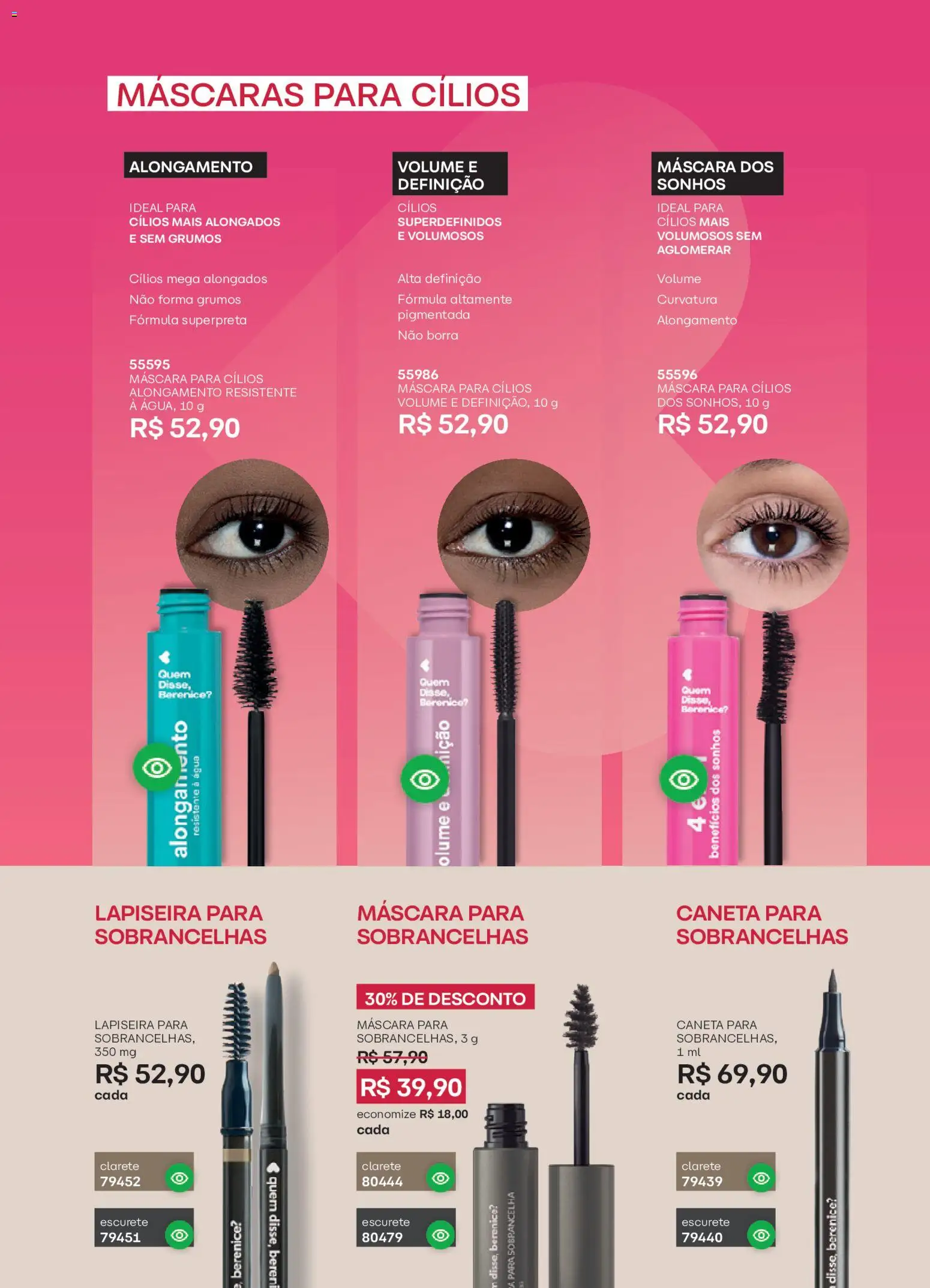 O Boticário Folheto - válido de 02.03.2026 | Página: 140 | Produtos: Máscara para cílios, Lapiseira, Caneta