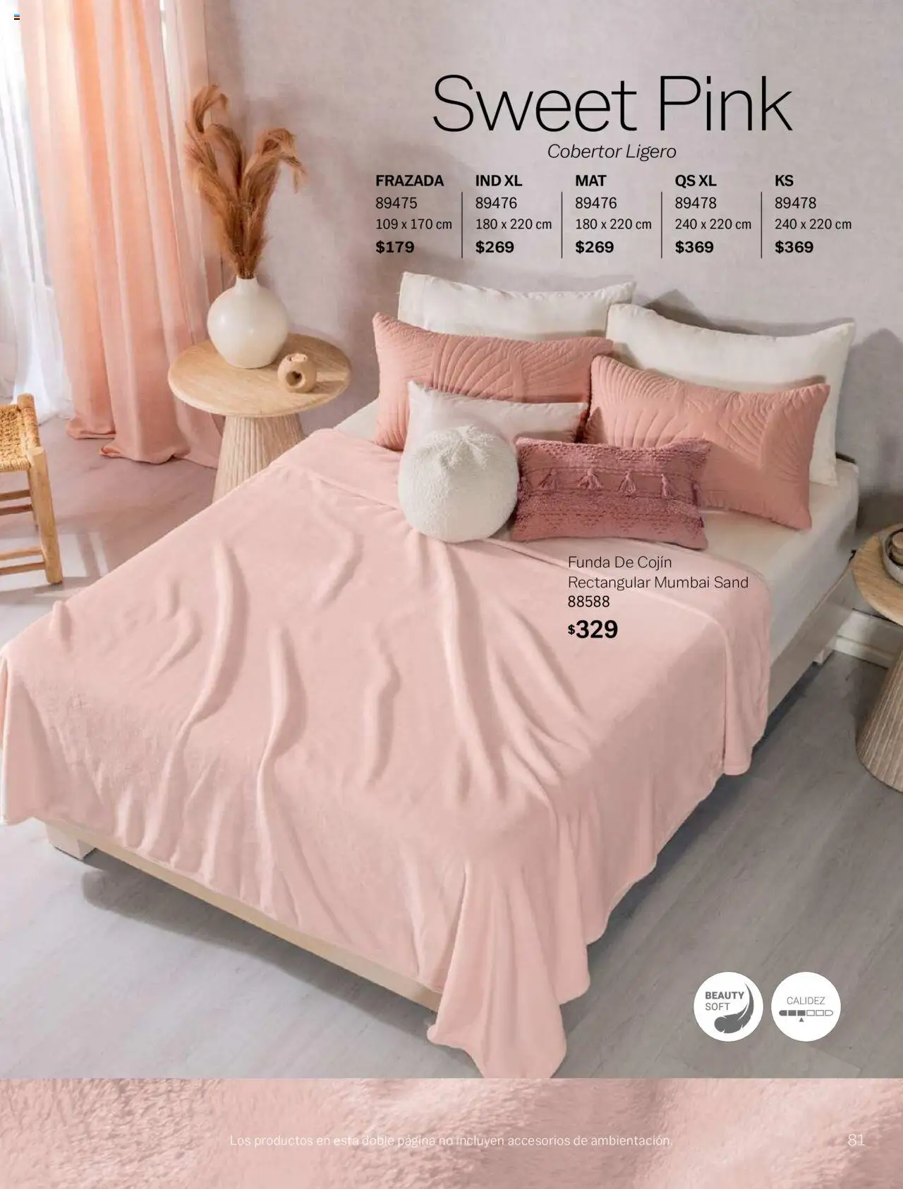 Nuevas ofertas de Vianney válidas en toda la República Mexicana desde el 15.08.2025. ¡Encuentra las mejores ofertas en Vianney - Catálogo Invierno! | Página: 83 | Productos: Cobertor, Funda