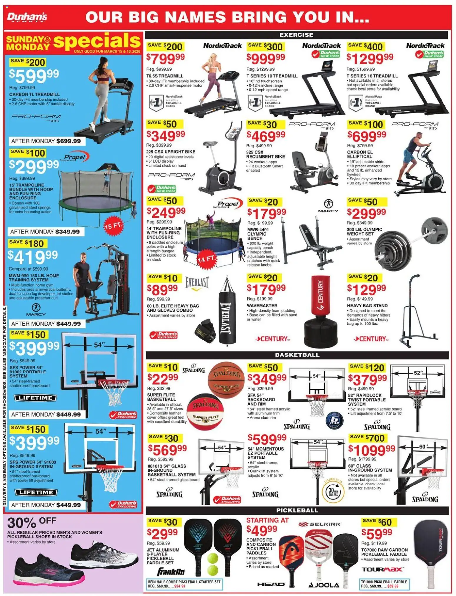 Dunham's Sports Weekly Ad - valid from 14.03.2026 | Page: 6 | Products: Acrylic, Water, Starter, Weight