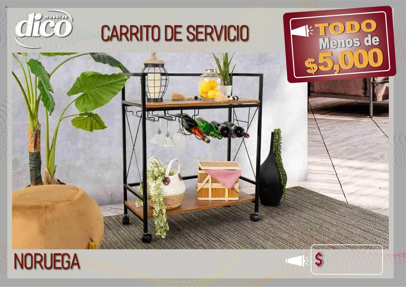 Nuevas ofertas de Muebles Dico válidas en toda la República Mexicana desde el 09.04.2026. ¡Encuentra las mejores ofertas en Muebles Dico catálogo Todo menos de 5000 Pacifico! | Página: 69