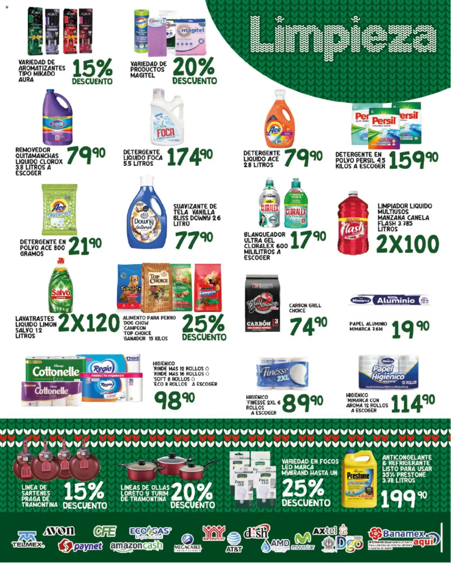 Nuevas ofertas de Alsuper válidas en toda la República Mexicana desde el 21.11.2025. ¡Encuentra las mejores ofertas en Alsuper folleto Durango! | Página: 5 | Productos: Manzana, Pan, Top, Polvo