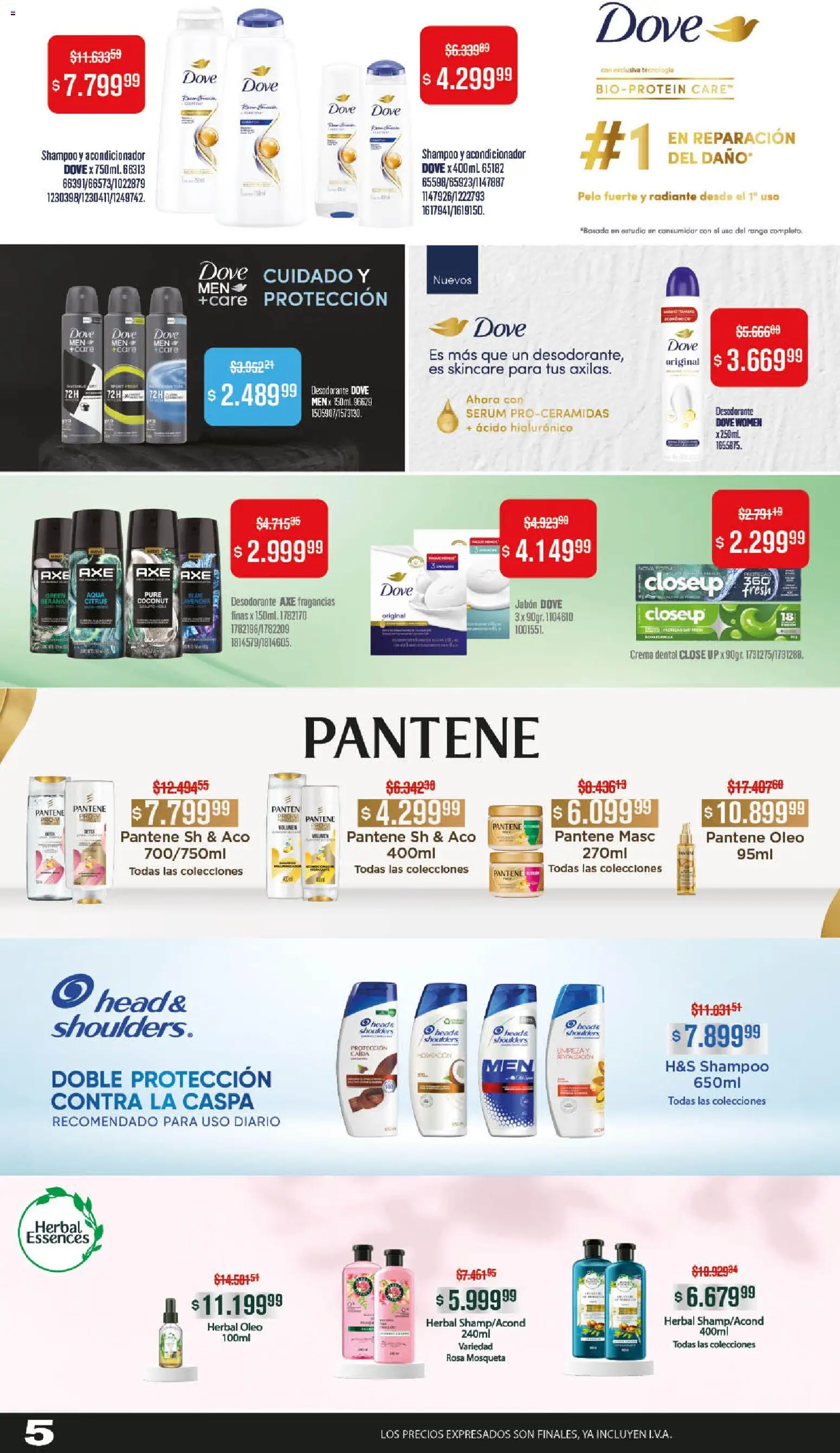 Makro ofertas │ válido desde el 04.12.2025 | Página: 5 | Productos: Acondicionador, Jabón, Radiante, Crema