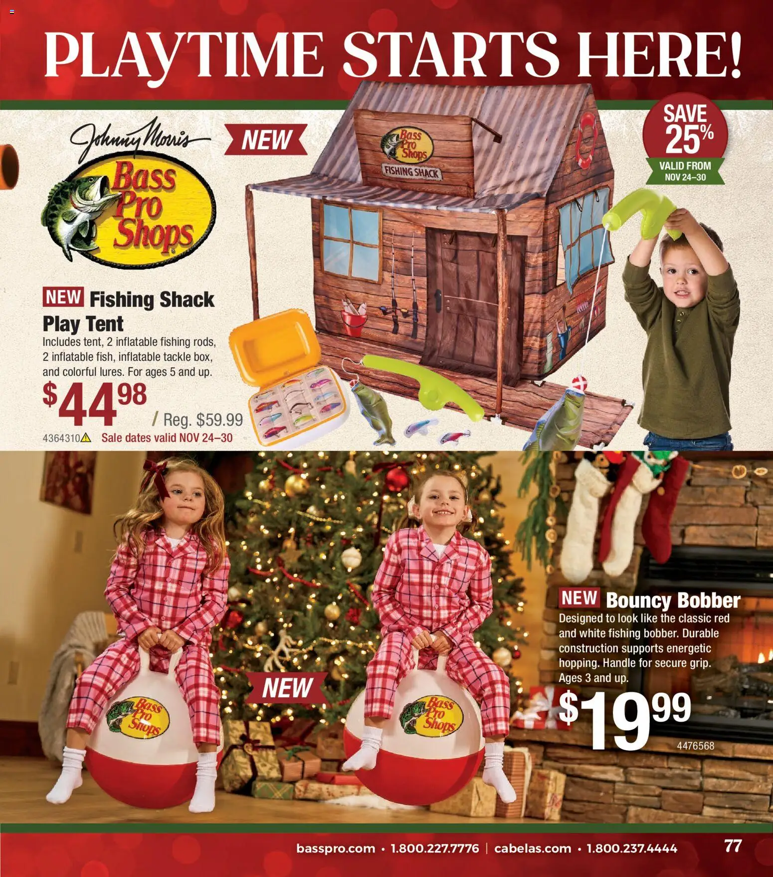 Cabela's Kids' Wishbook 25 - valid from 01.11.2025 | Page: 77 | Products: Tent