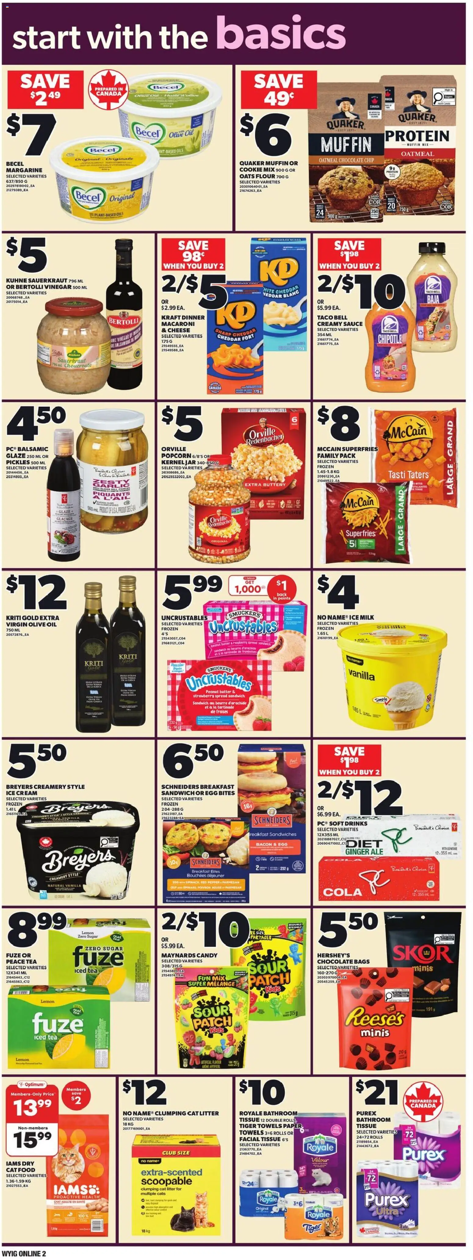 Independent Grocer flyer valid from 15.01.2026 | Page: 9 | Products: Tea, Ice cream, Butter, Cheese
