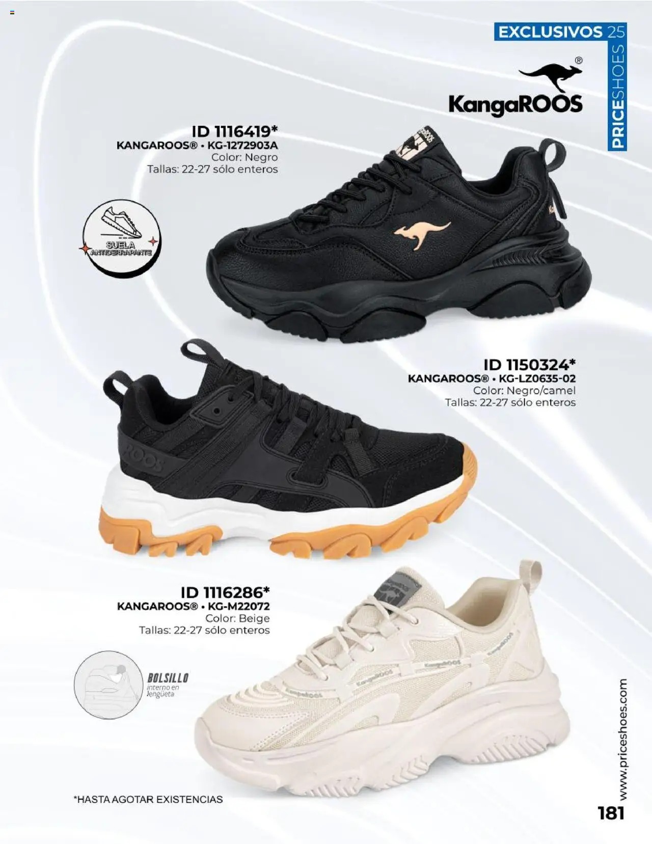 Nuevas ofertas de Price Shoes válidas en toda la República Mexicana desde el 19.10.2025. ¡Encuentra las mejores ofertas en Price Shoes catálogo Exclusivos 2025! | Página: 181