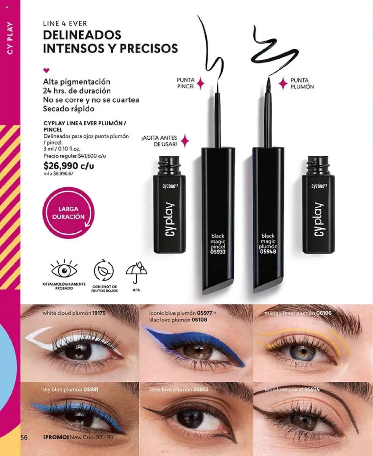 CyZone revista - valida desde el 05.05.2025 | Página: 56 | Productos: Mango, Delineador