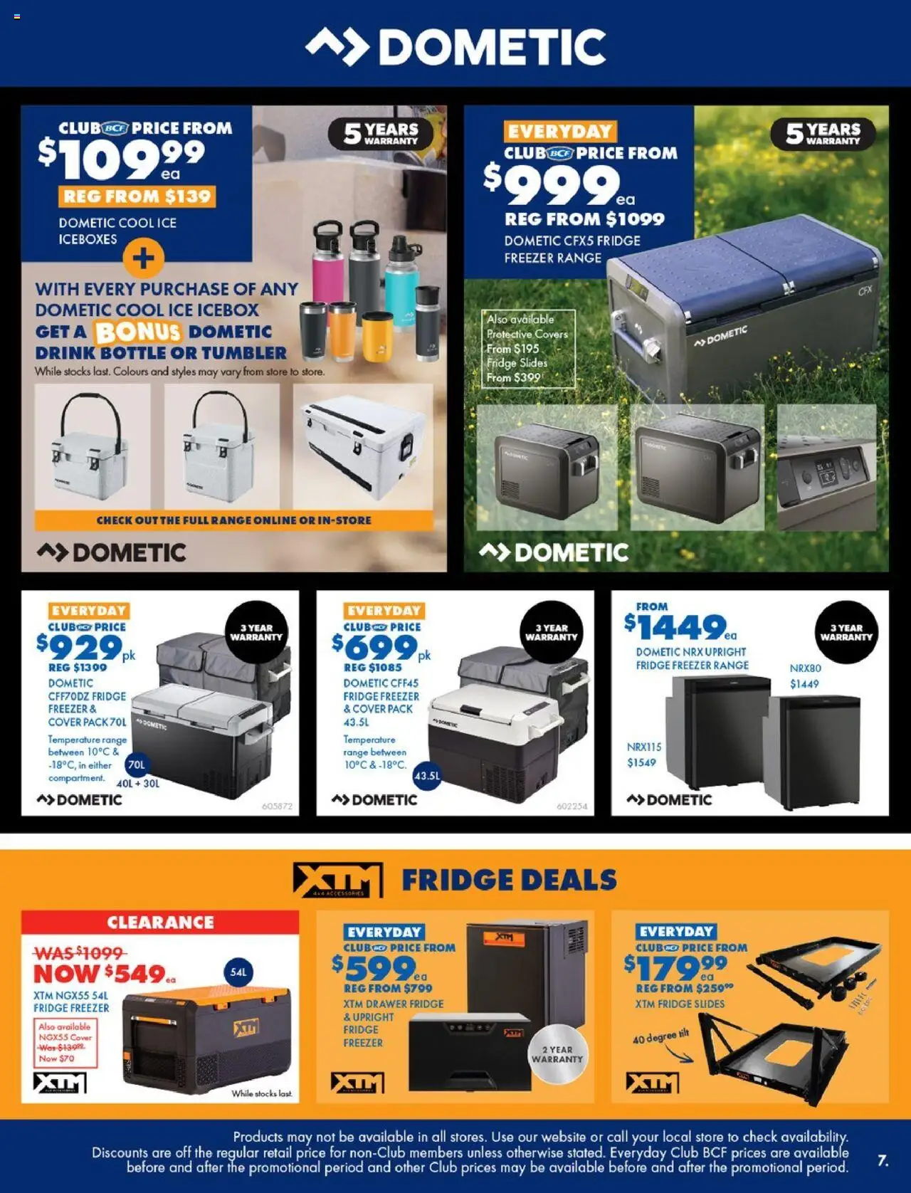 BCF catalogue - valid from 16.09.2025 | Page: 7 | Products: Drawer, Slides, Fridge, Freezer