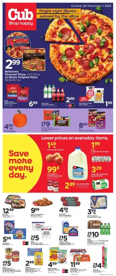 Preview of Cub Foods weekly ads valid from 26.10.2025