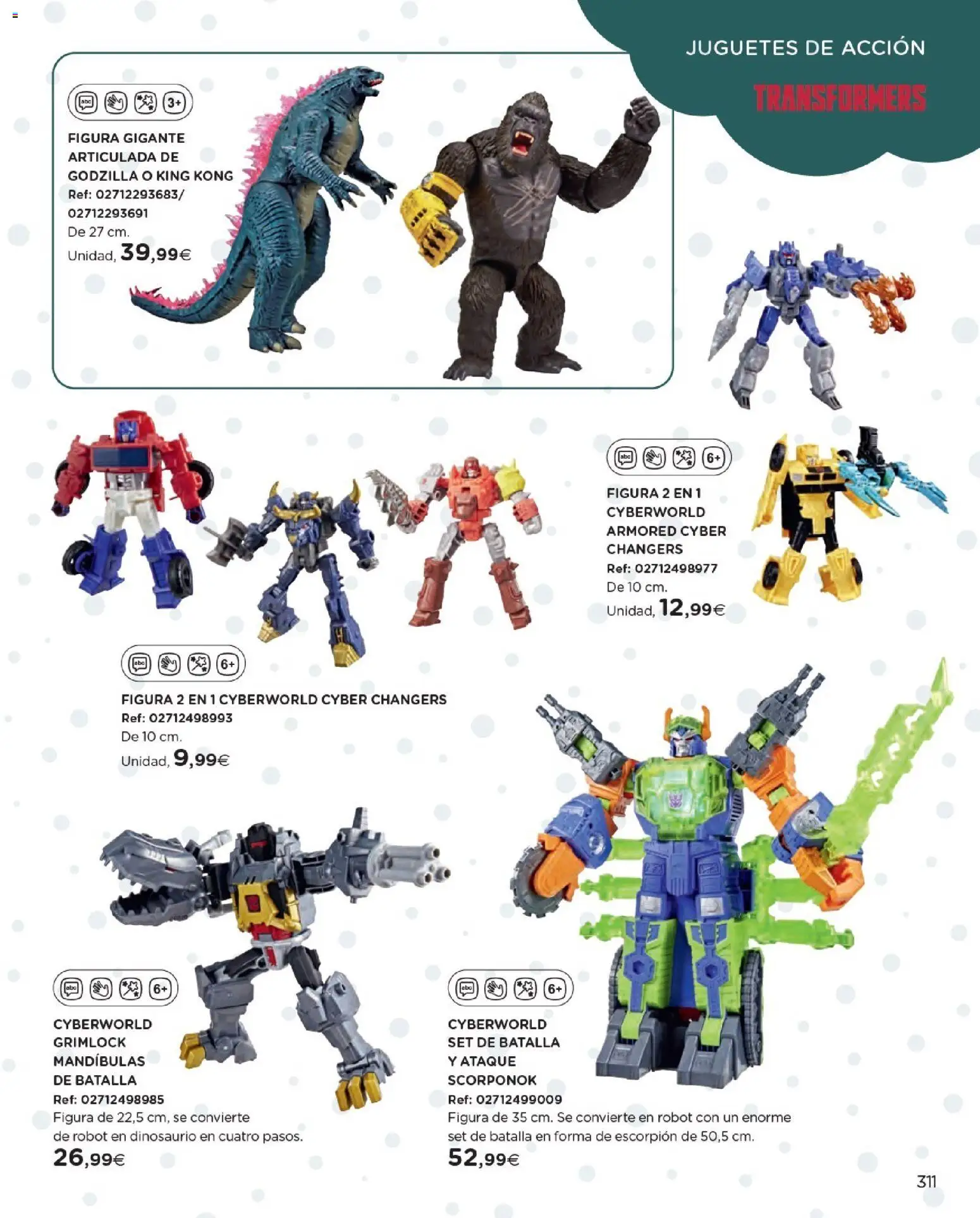 Nuevas ofertas de El Corte Inglés válidas en toda la República Mexicana desde el 27.10.2025. ¡Encuentra las mejores ofertas en El Corte Inglés catálogo Juguetes! | Página: 311 | Productos: Robot