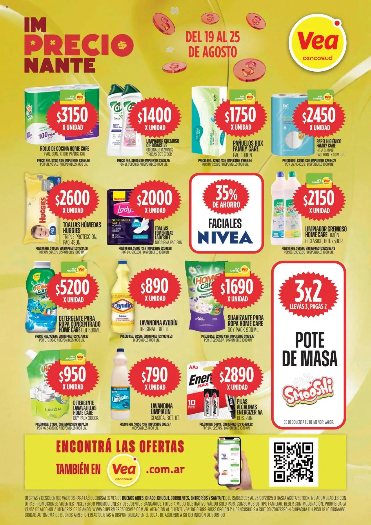 Vea - Oferta imPRECIOnante │ válido desde el 19.08.2025 | Página: 6 | Productos: Cocina, Pilas, Limón, Limpiador