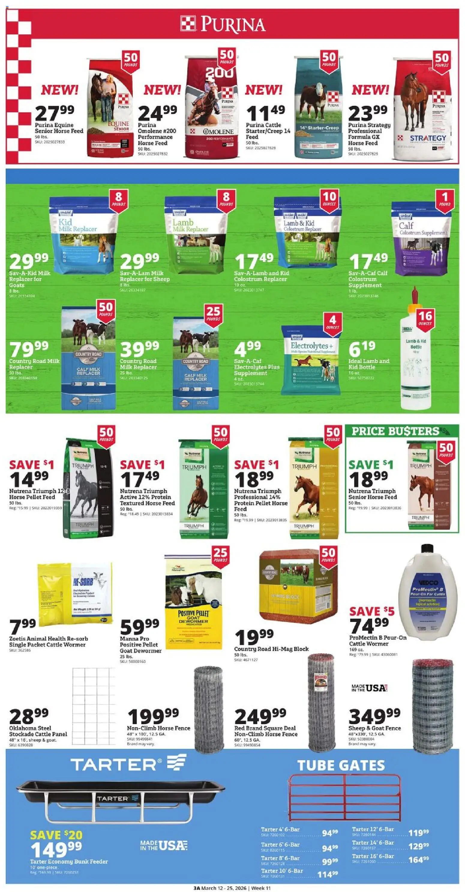 Rural King Weekly Ad - valid from 12.03.2026 | Page: 3 | Products: Milk
