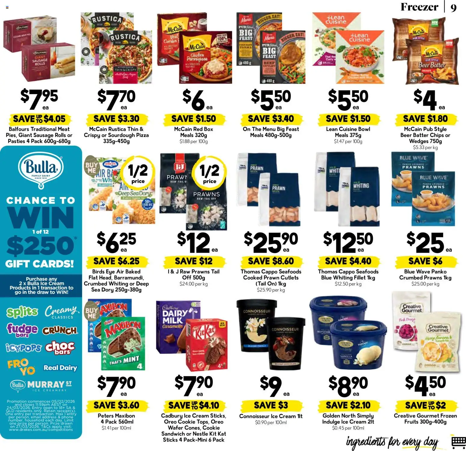 Drakes catalogue - valid from 04.03.2026 | Page: 9 | Products: Curry, Meat, Chips, Prawns