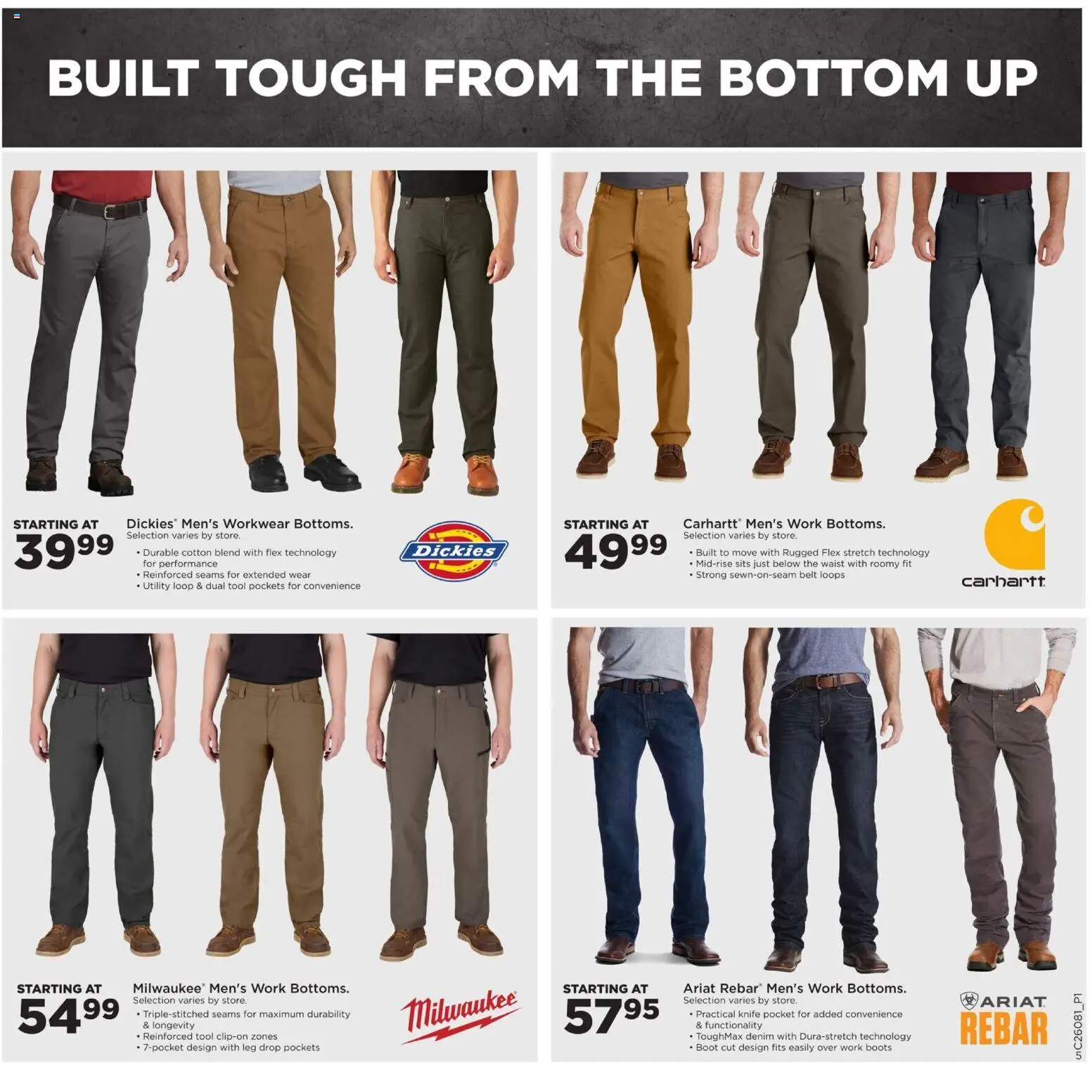 Mills Fleet Farm Weekly Ad - valid from 16.02.2026 | Page: 6 | Products: Workwear, Boots, Belt
