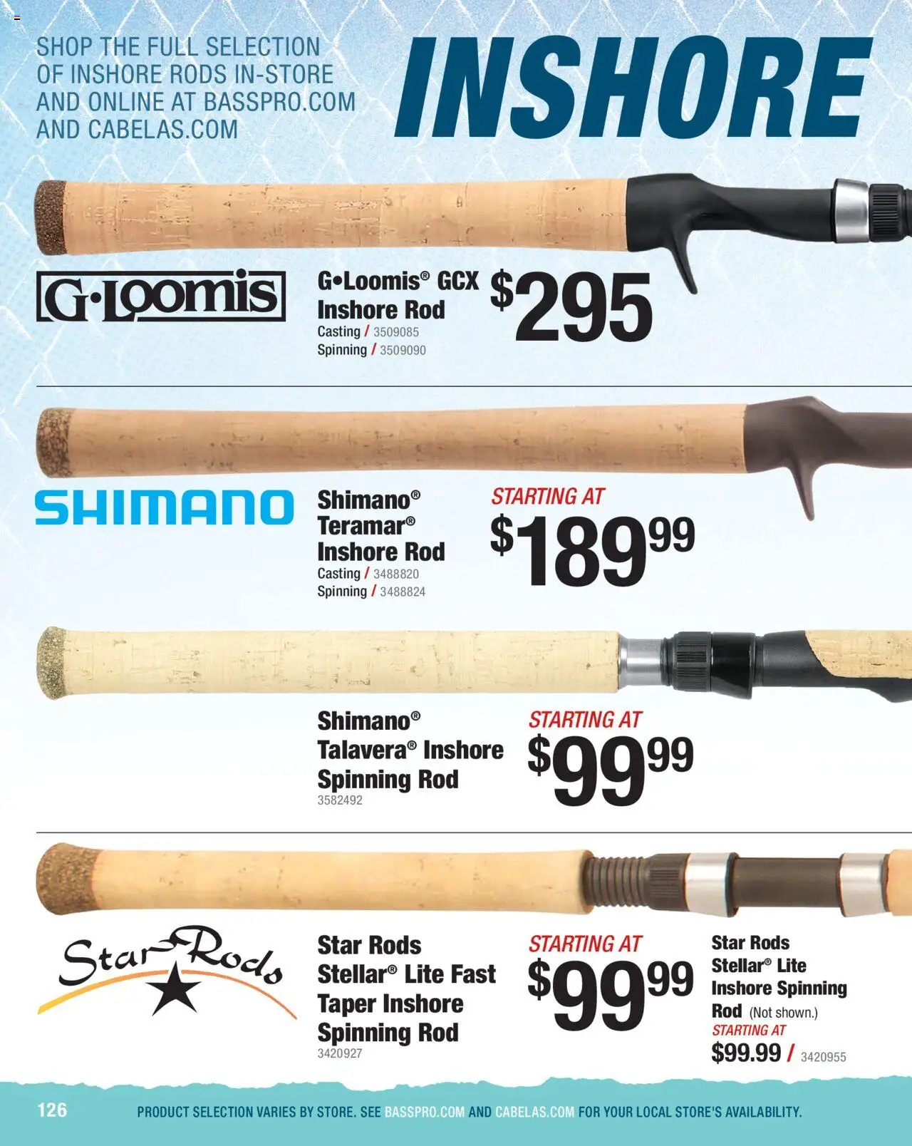 Cabela's Saltwater Specialist 25 - valid from 01.01.2025 | Page: 126 | Products: Rod