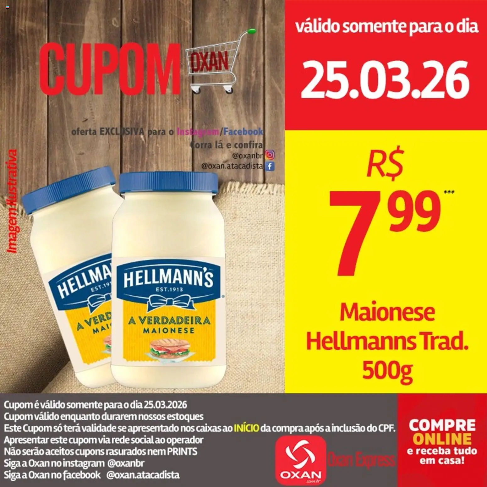 Oxan Atacadista Folheto - válido de 25.03.2026 | Página: 13 | Produtos: Maionese