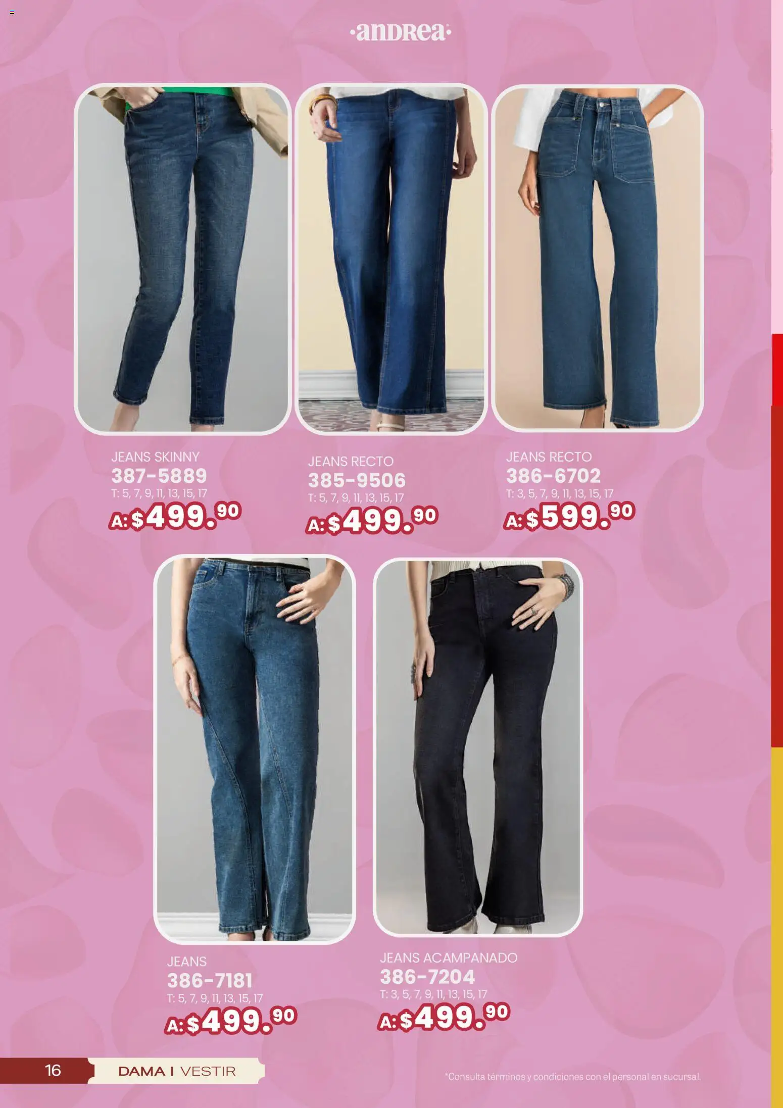 Nuevas ofertas de Andrea válidas en toda la República Mexicana desde el 25.01.2026. ¡Encuentra las mejores ofertas en Andrea catálogo San Vatentín! | Página: 16