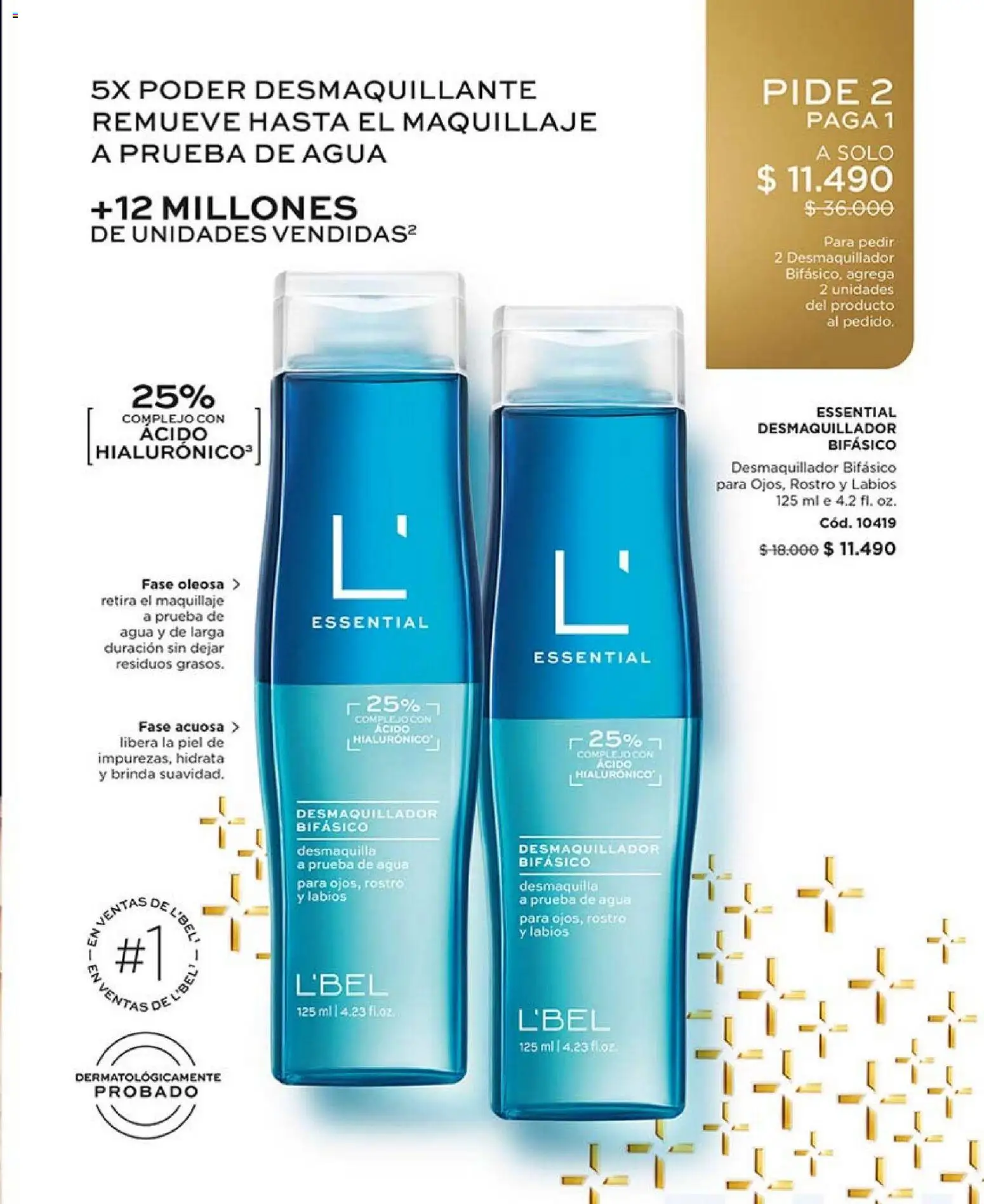 Catálogo L'Bel Campaña 4 │ válido desde el 15.02.2026 | Página: 11 | Productos: Desmaquillante, Agua, Maquillaje