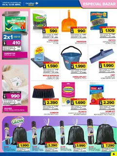Vista previa Carrefour Maxi catálogo válido desde el 06.04.2026 | Página: 6 | Productos: Trapo de piso, Guante, Escoba, Guantes
