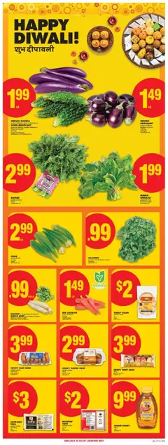 Preview of INDIAN EGGPLANT, product of Mexico, Honduras ar U.S.A. from shop No Frills valid from 16.10.2025 | Page: 12