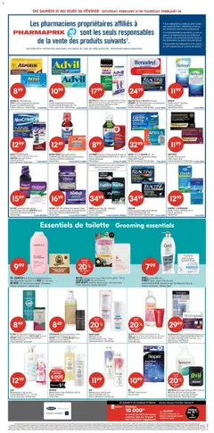 Preview of Pharmaprix weekly flyer / circulaire from shop Pharmaprix valid from 20.02.2026 | Page: 4