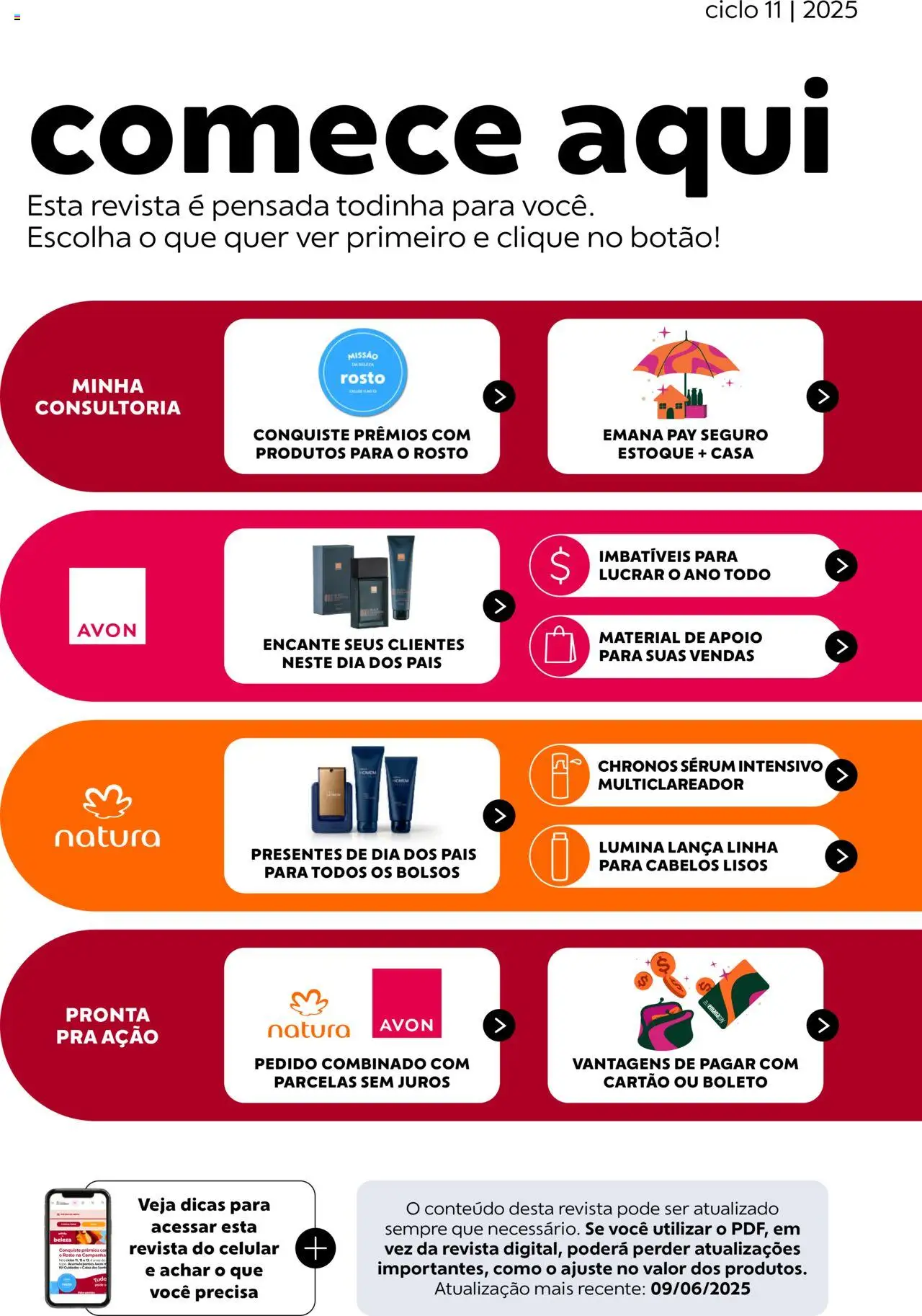 Avon Folheto - válido de 16.06.2025 | Página: 2 | Produtos: Celular, Revista, Sérum