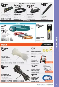 Black Woods catalogue - valid from 25.08.2025 | Page: 21 | Products: Clip, Domestic, Cable, Torch