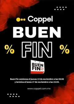 Vista previa de Coppel Buen Fin, nuevo folleto de la tienda, válido en México a partir del 13.11.2025