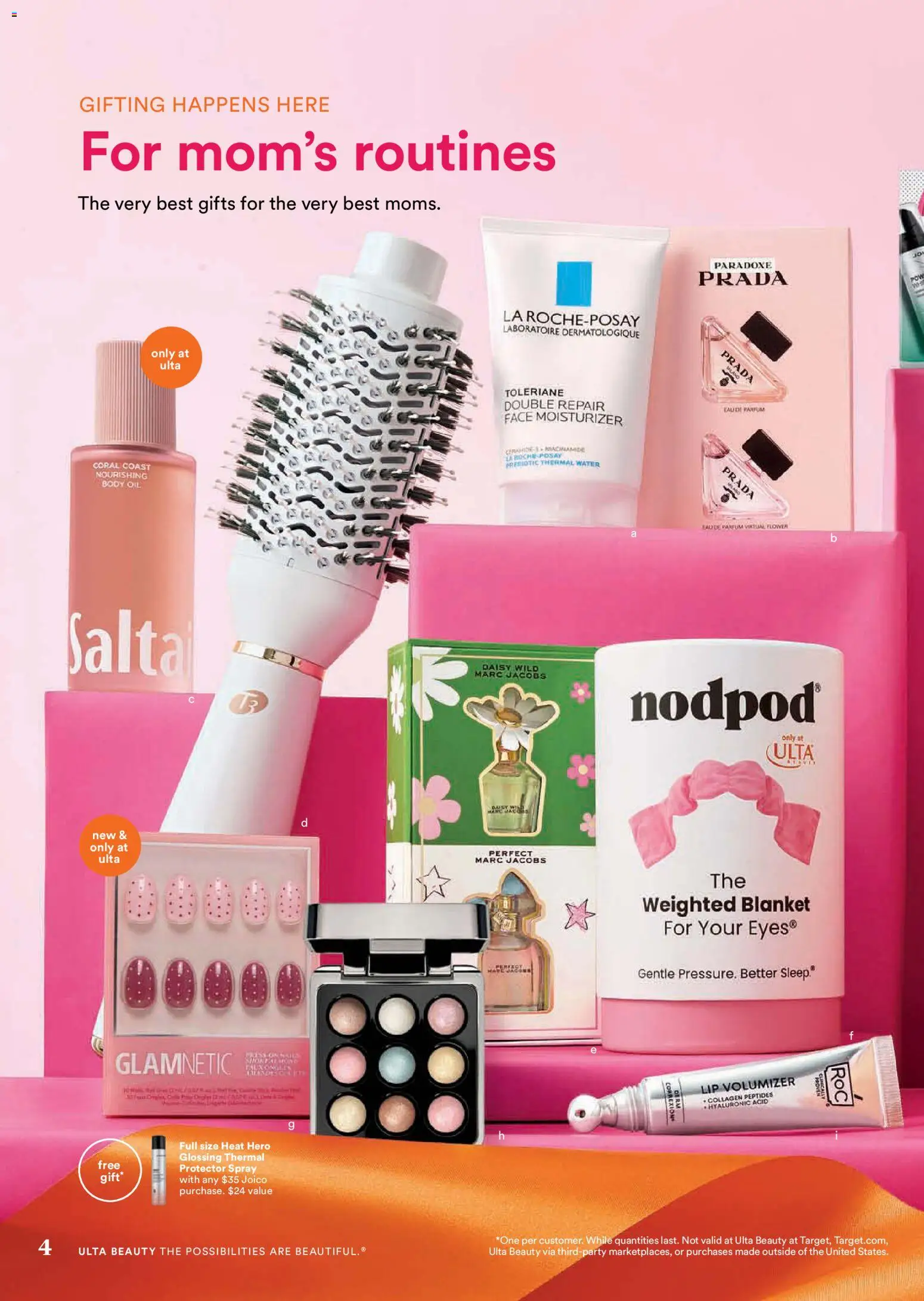 Ulta Beauty - 4.19.26 - 5.10.26 - valid from 19.04.2026 | Page: 4 | Products: Blanket, Oil, Water